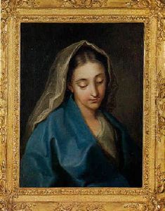 Etude Pour La Vierge by Carle van Loo