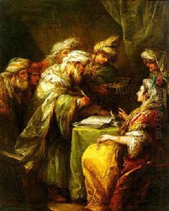The Marriage Contract by Carle van Loo