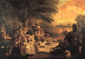 Rastende Jagdgesellschaft by Carle van Loo