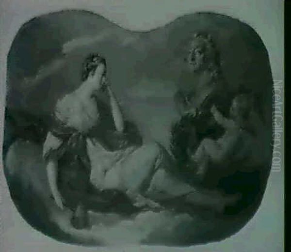 Allegorie De La Sculpture; Allegorie De La Musique - view 1