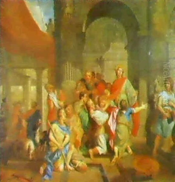 Joseph Welcoming His Brothers - view 1