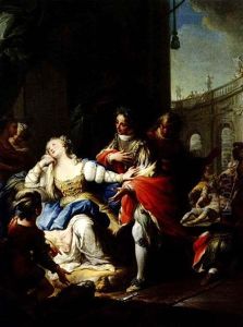 A Regal Scene, Possibly The Story Of Tomyris