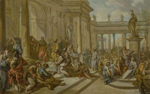 The School Of Athens by Charles Amedee Philippe van Loo