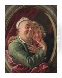 The Artist And His Mother(?)