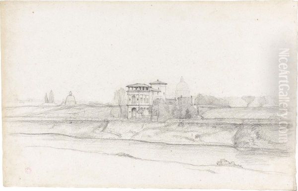 Panoramic View Of Rome With The Dome Of St Peter's In The Distance - view 1