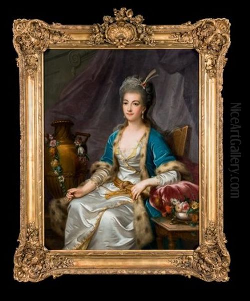 Portrait De Femme A L'orientale - view 1