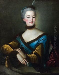 Portrait De Femme by Charles Amedee Philippe van Loo