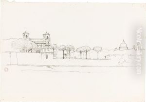 A) View Of The Villa Borghese