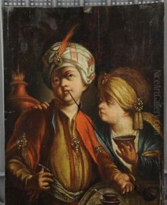 Enfant-fumeur Au Turban