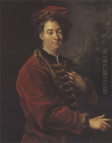 Portrait D'homme A La Veste Rouge - view 1