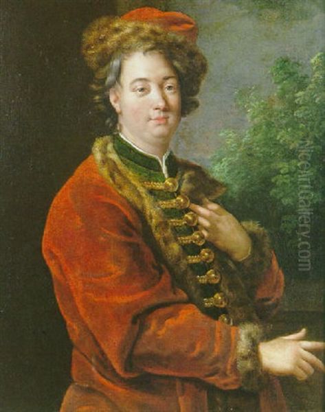 Portrait D'homme En Habit Rouge - view 1