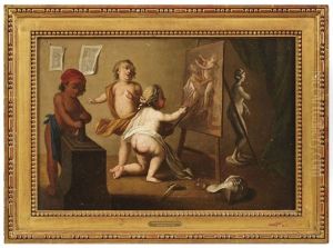 Allegorie Der Kunste by Charles-Andre van Loo