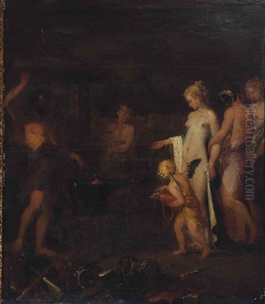 Venus At The Forge Of Vulcan - view 1