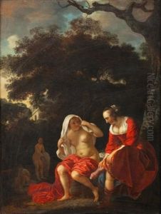 Jupiter Et Calisto (?) by Jakob van Loo