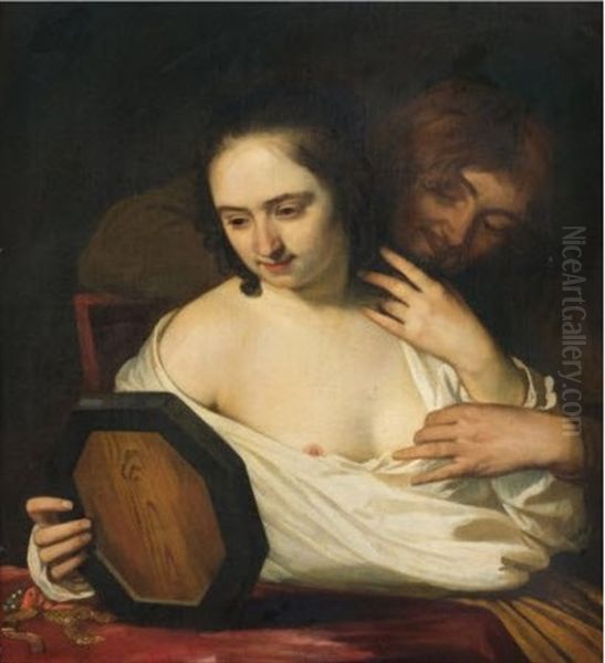 Jeune Femme Au Miroir - view 1
