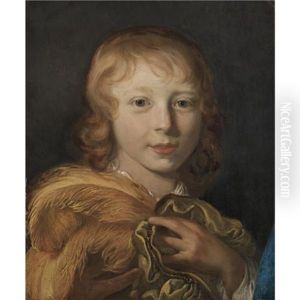 Portrait Of William Ii Of Orange-nassau As A Child, Holding A Feathered Cap