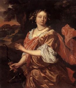 Diana Mit Bogen Und Jagdhund