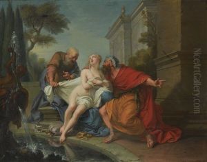 Susannah And The Elders by Jean-Baptiste van Loo