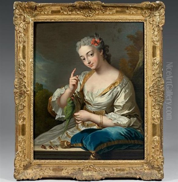 Portrait De Jeanne Agnes Berthelot De Pleneuf, Marquise De Prie (1618 - 1727) - view 1