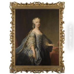 Portrait Of Princess Amelia, Daughter Of George Ii by Jean-Baptiste van Loo