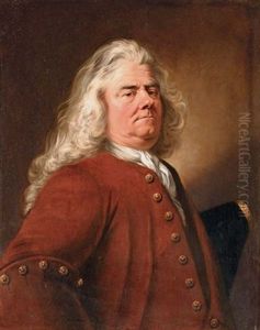 Portrait Of A Gentleman In A Red Coat
