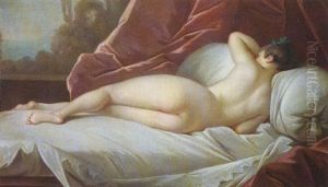 A Reclining Female Nude by Jean-Baptiste van Loo