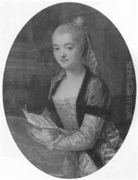 Portrait De Femme Tenant Une Lettre - view 1