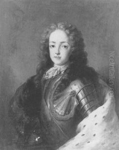 Portrait De Louis Xv Jeune En Buste by Jean-Baptiste van Loo