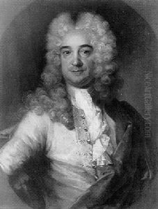 Portrait D'homme A La Veste Rose by Jean-Baptiste van Loo