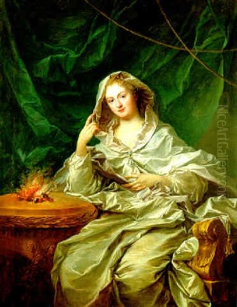 Portrait De Femme En Vestiale - view 1