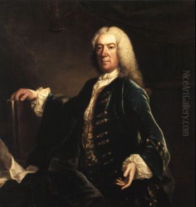 Portrait Of James Vernon by Jean-Baptiste van Loo