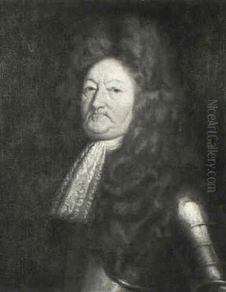 Portrait Of Colonel Christopher Congreve Wearing Armour - view 1
