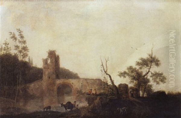 Paysage Au Pont De Pierres - view 1