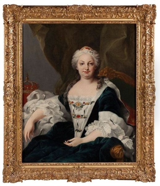 Portrait D'elisabeth Farnese, Reine D'espagne, Seconde Femme De Philippe V - view 1