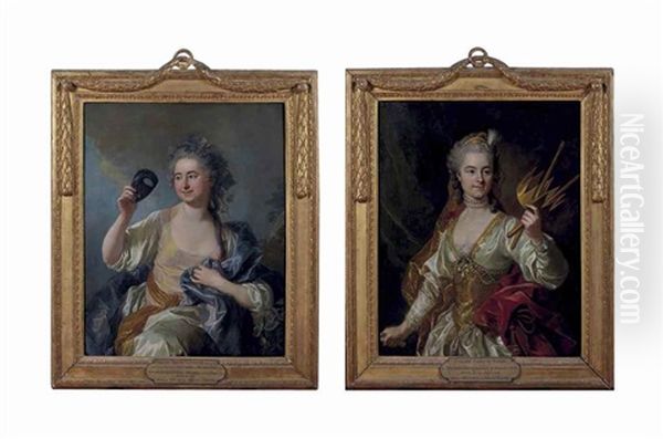 Portrait De Francoise Randon De Malboissiere, Nee Piquefeu - view 1