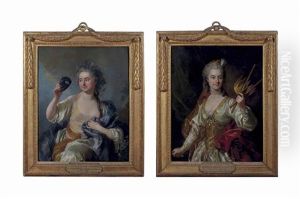 Portrait De Francoise Randon De Malboissiere, Nee Piquefeu