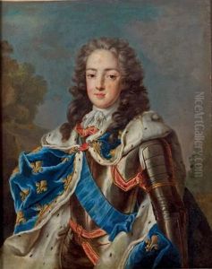 Portrait Du Jeune Roi Louis Xv