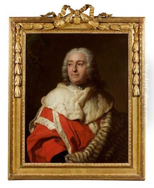 Portrait De Monsieur De Motteville, 1er President Au Parlement De Rouen - view 1