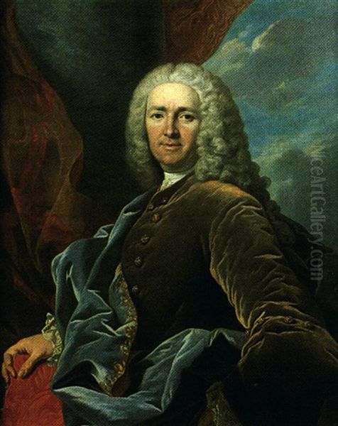 Portrait D'homme A La Veste De Velours - view 1