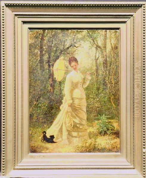 Woman With Parasol - view 1
