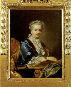 Portrait De Marie-victoire Brillon Du Perron, Epouse De Nicolas Vernier