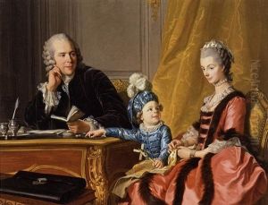 The Devin Family by Louis Michel van Loo