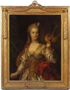 Portrait De Francoise Laurette Randon De Malboissiere, En Melpomene