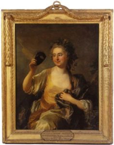 Portrait De Francoise Piquefeu De Longpre, En Thalie