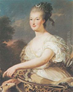 Portrait Of A Lady In The Guise Of Diana