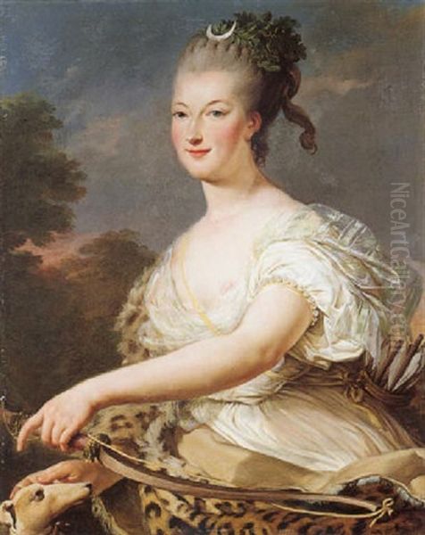 Portrait Of Lady In The Guise Of Diana - view 1