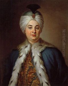 Portrait Of The Actor Lekain, In A Turkish Headdress