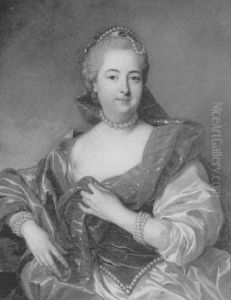 Portrait De Jeune Femme Au Collier De Perles