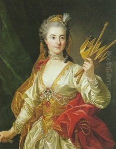 Portrait De Mademoiselle De Malboissiere En Melpomene