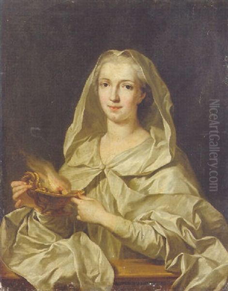 Portrait Of A Lady As A Vestal Virgin - view 1